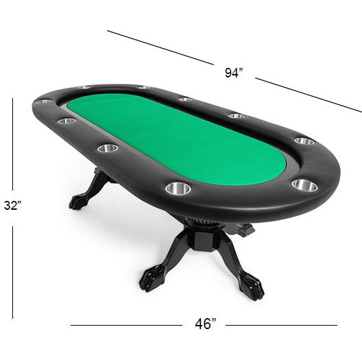 BBO The Elite Poker Table dimensions