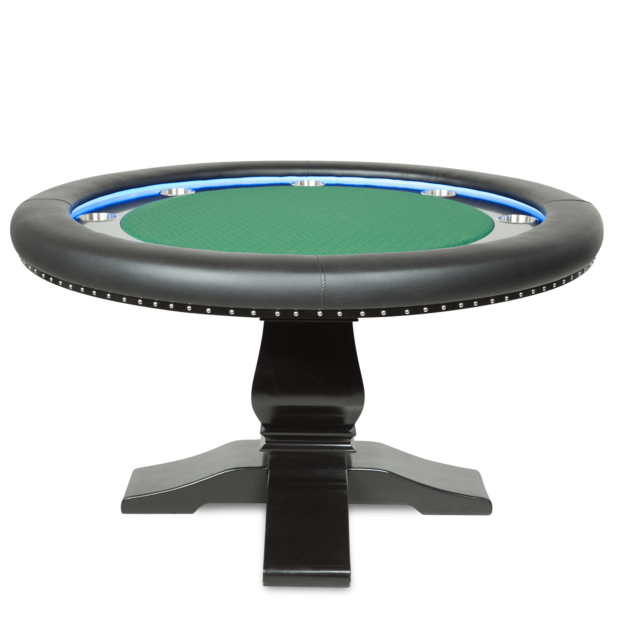 BBO The Ginza LED Poker Table green speedcloth 