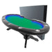 BBO The Lumen HD Poker Table green speedcloth dining top