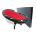 BBO The Lumen HD Poker Table red felt dining top