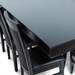 BBO The Lumen HD Poker Table close up of dining top corner 