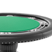 BBO The Nighthawk Poker Table green speedcloth close up 