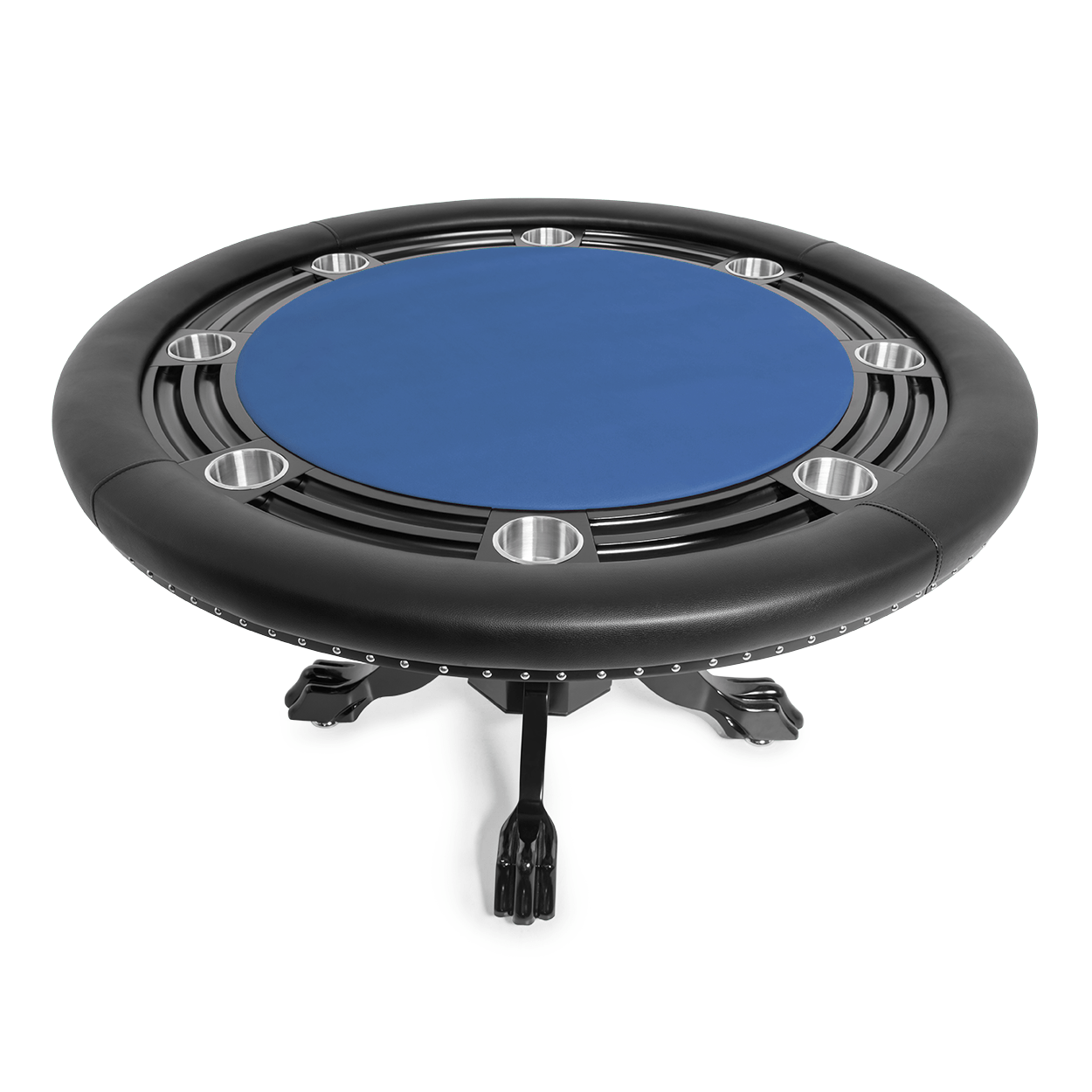 BBO The Nighthawk Poker Table blue felt