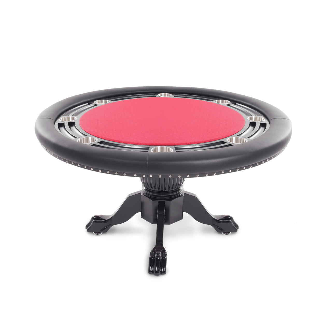 BBO The Nighthawk Poker Table red speedcloth