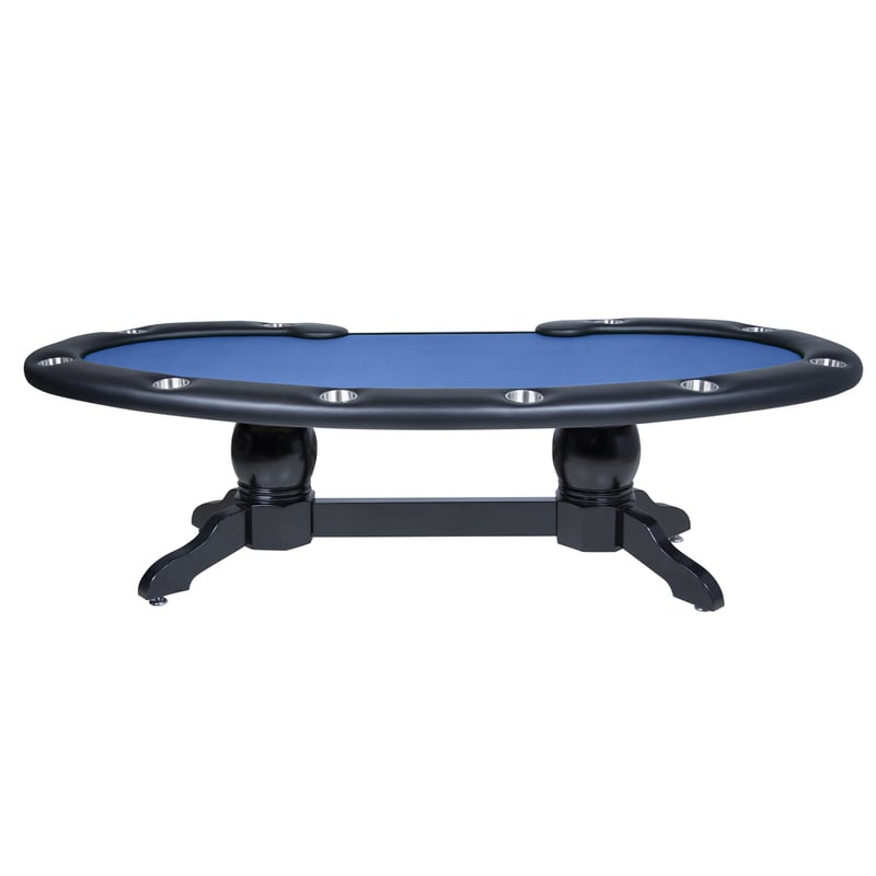 BBO The Prestige X Poker Table blue felt 