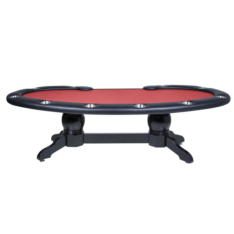 BBO The Prestige X Poker Table red felt