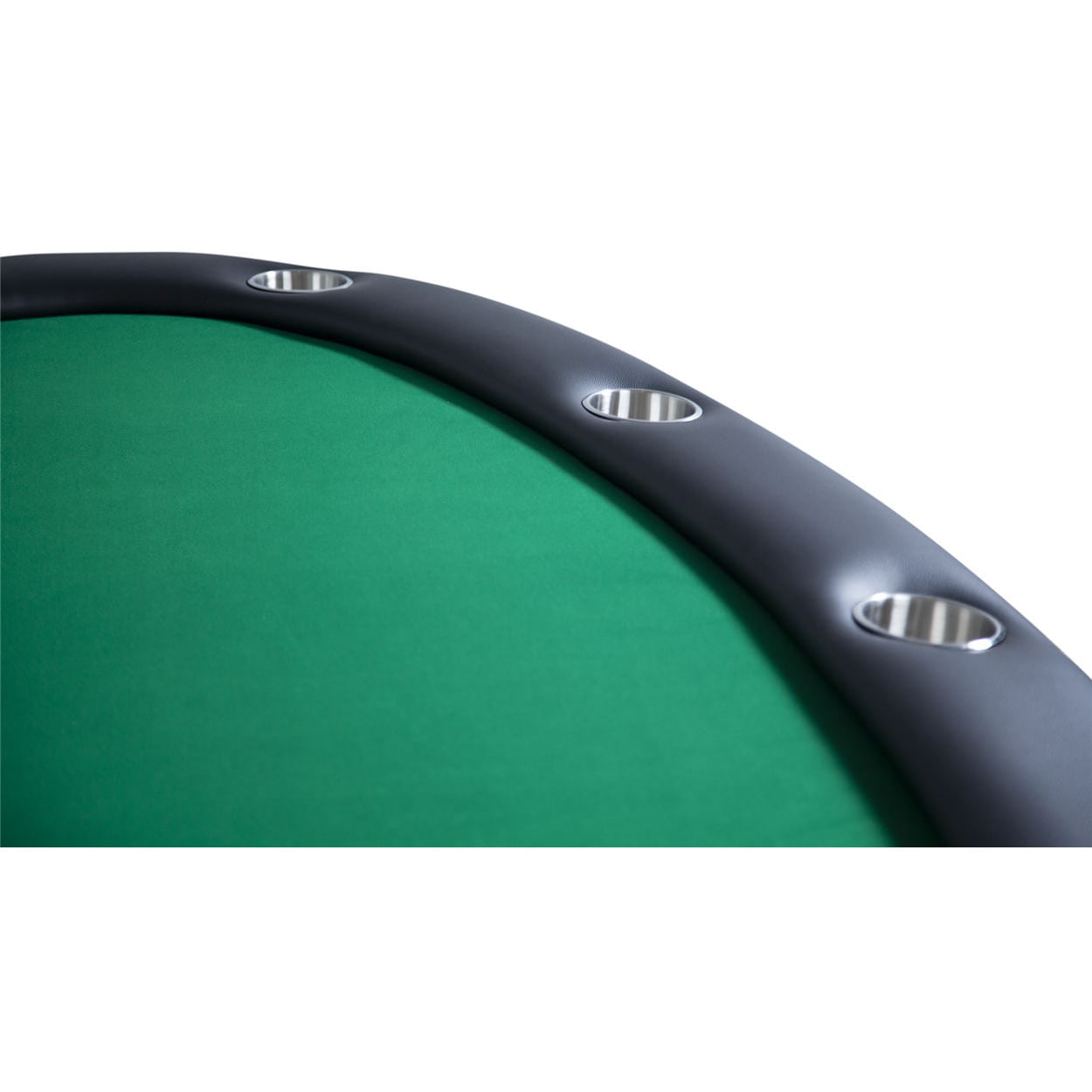 BBO The Prestige X Poker Table green felt close up 