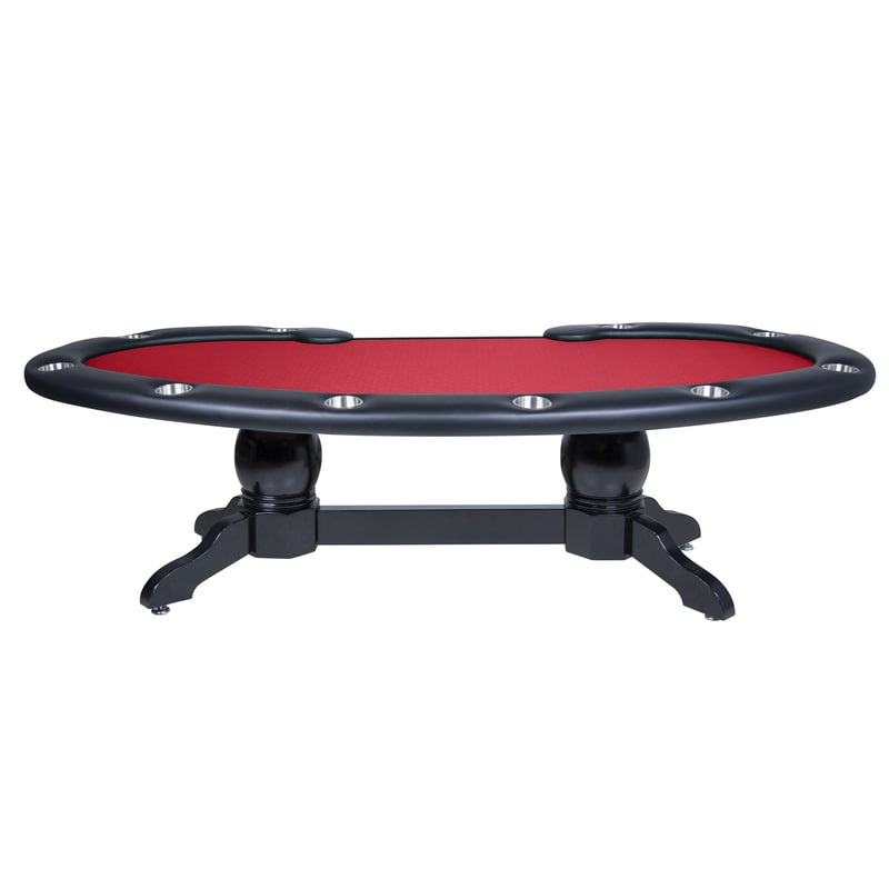 BBO The Prestige X Poker Table red speedcloth