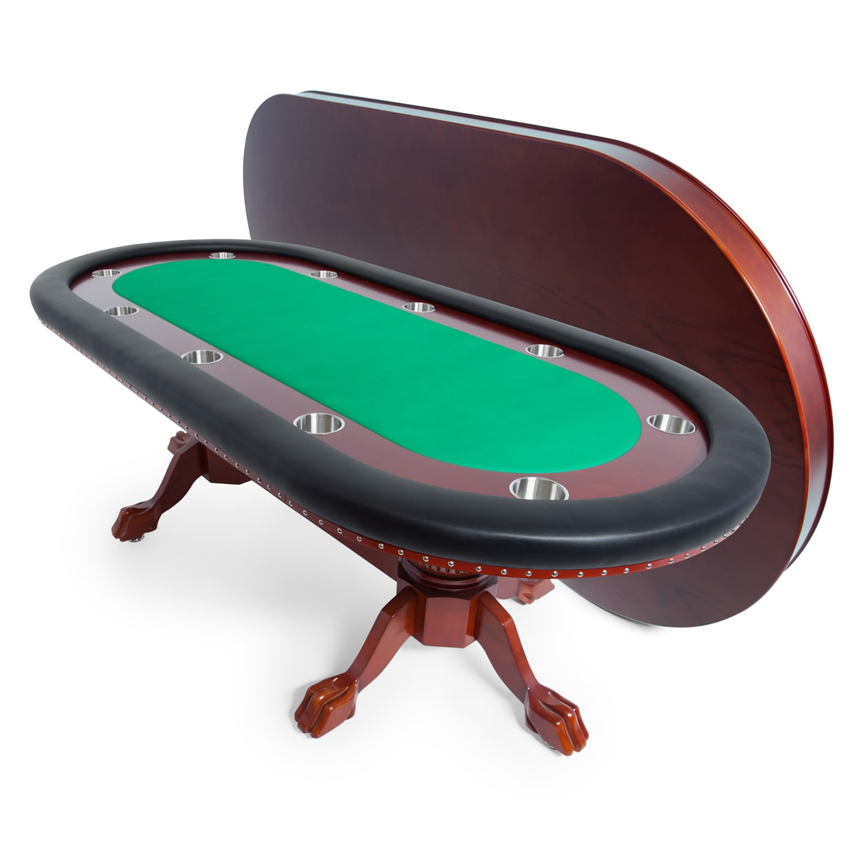 BBO The Rockwell Poker Table green felt dining top