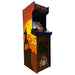 Suncoast Full Size Side-By-Side Arcade Machine 750 Games angle view blue trim 