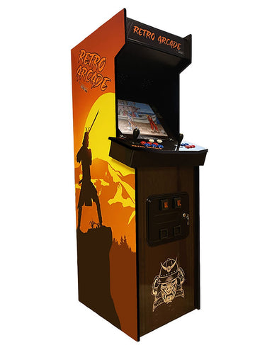 Suncoast Full Size Side-By-Side Arcade Machine 750 Games angle view white background