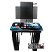 Suncoast 3 Sided Pedestal Arcade Machine With 3,516 Games & Stand front view angle