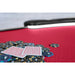 BBO The Aces Pro Alpha Folding Poker Table red speedcloth close up of cards and chips 