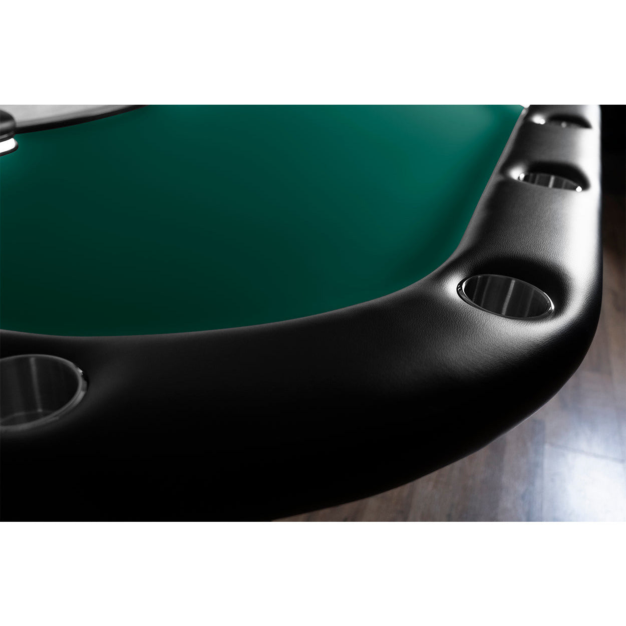 BBO The Aces Pro Alpha Folding Poker Table green close up of corner 