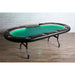 BBO The Aces Pro Alpha Folding Poker Table green angle view 