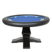 BBO The Ginza LED Premium Poker Table blue front view