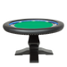 BBO The Ginza LED Premium Poker Table green front view 
