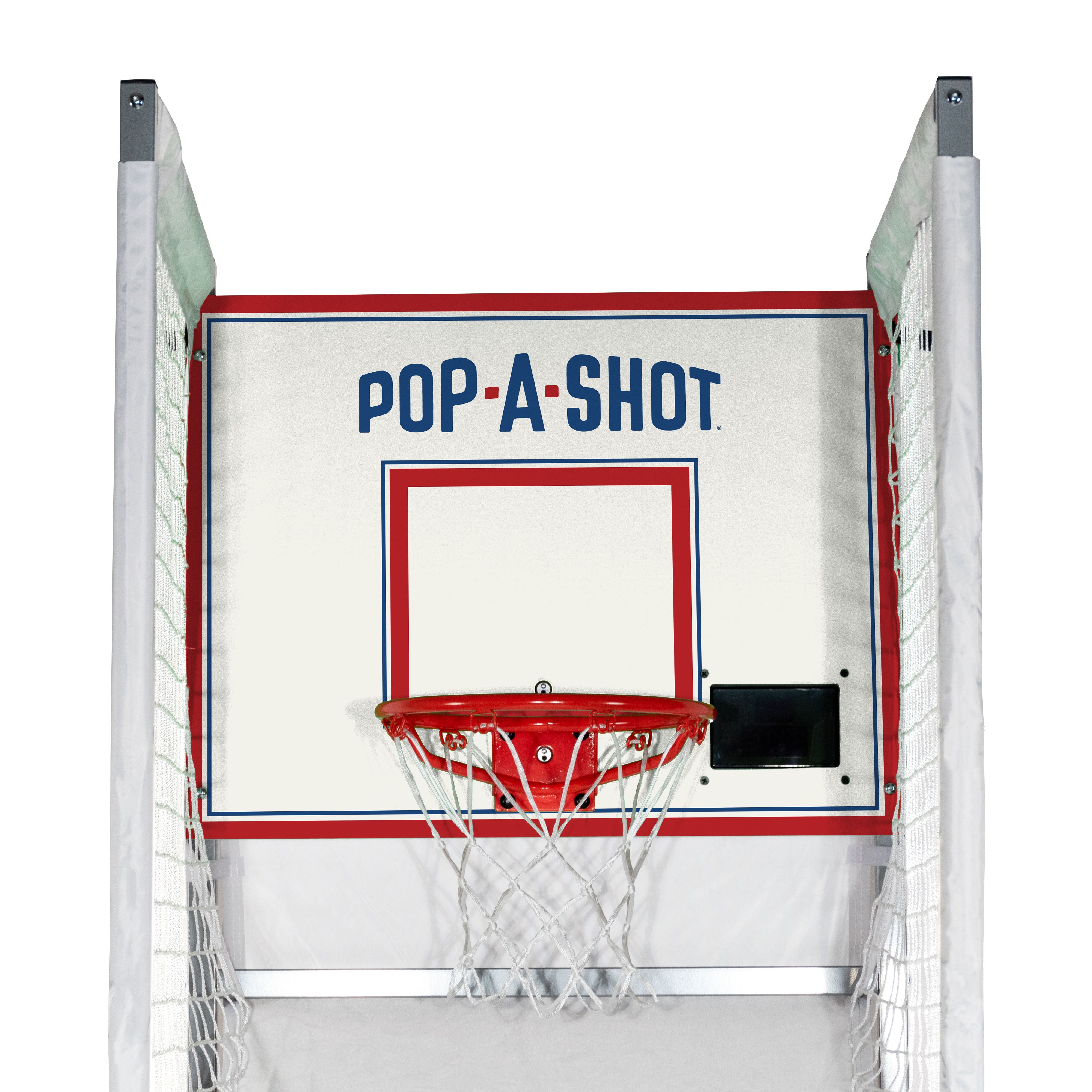 Pop-A-Shot Premium Series Pro Single Shot close up of backboard front view 