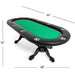 BBO The Elite Premium Poker Table green with dimensions 