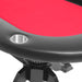 BBO The Elite Premium Poker Table red close up corner 
