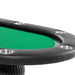 BBO The Elite Premium Poker Table green speedcloth close up corner 