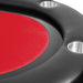 BBO The Elite Premium Poker Table red speedcloth close up 
