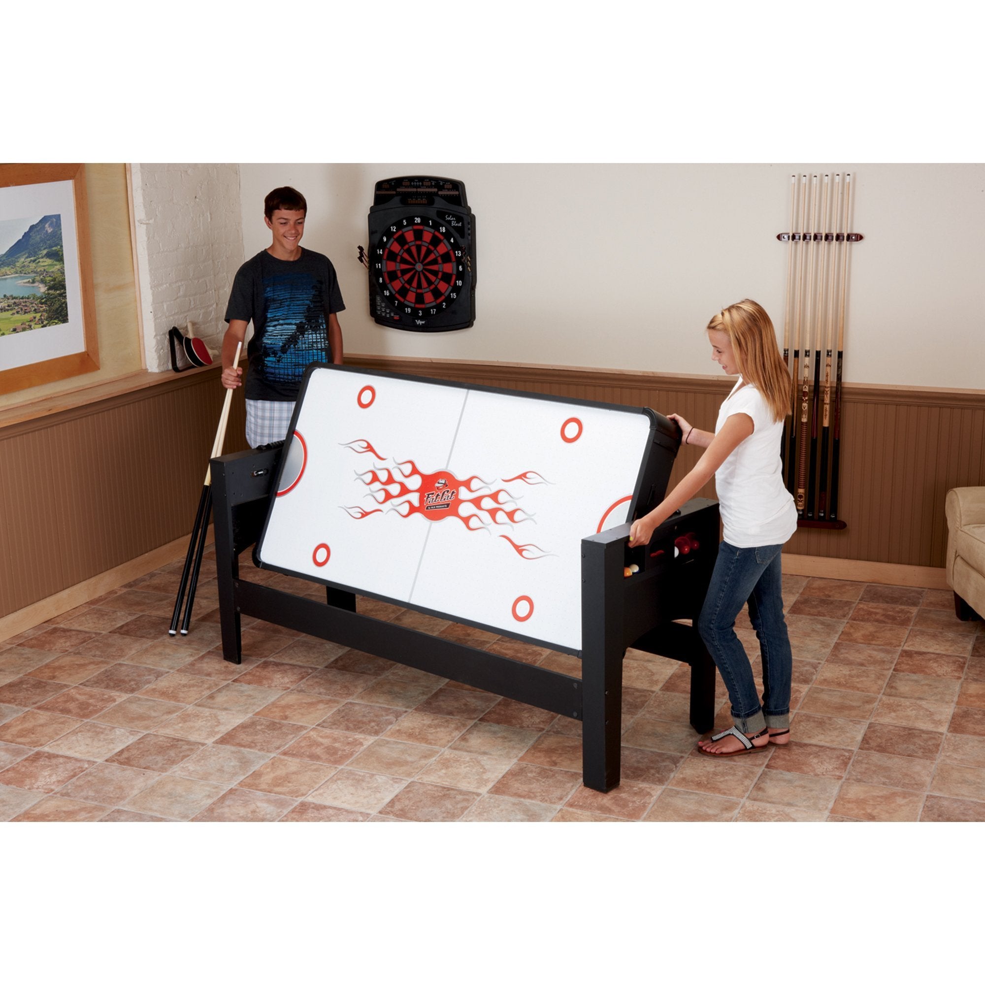 Fat Cat 3-in-1 6' Flip Multi-Game Table