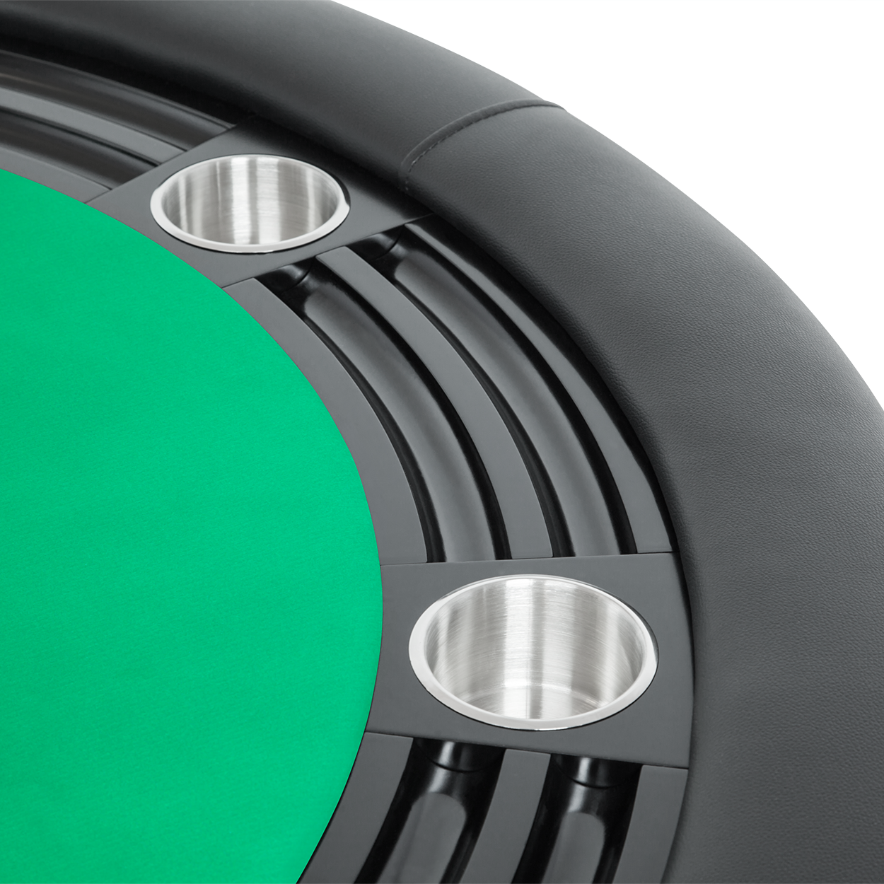 BBO The Nighthawk Premium Poker Table green close up 