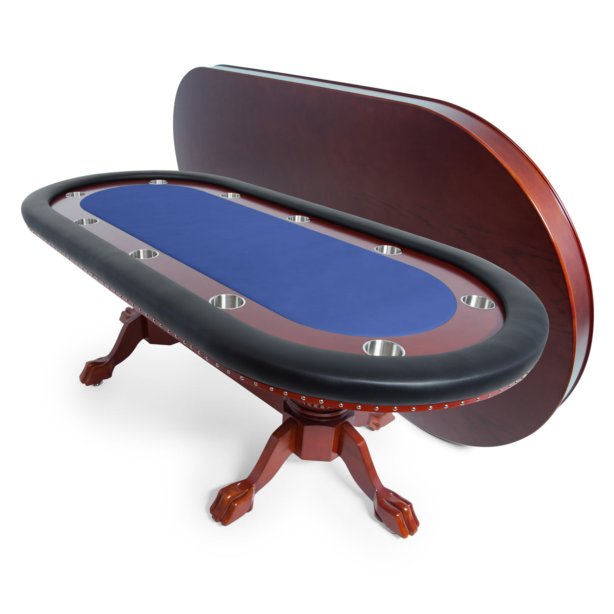 BBO The Rockwell Premium Poker Table blue with dining top