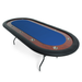 BBO The Ultimate Folding Poker Table blue angle view 