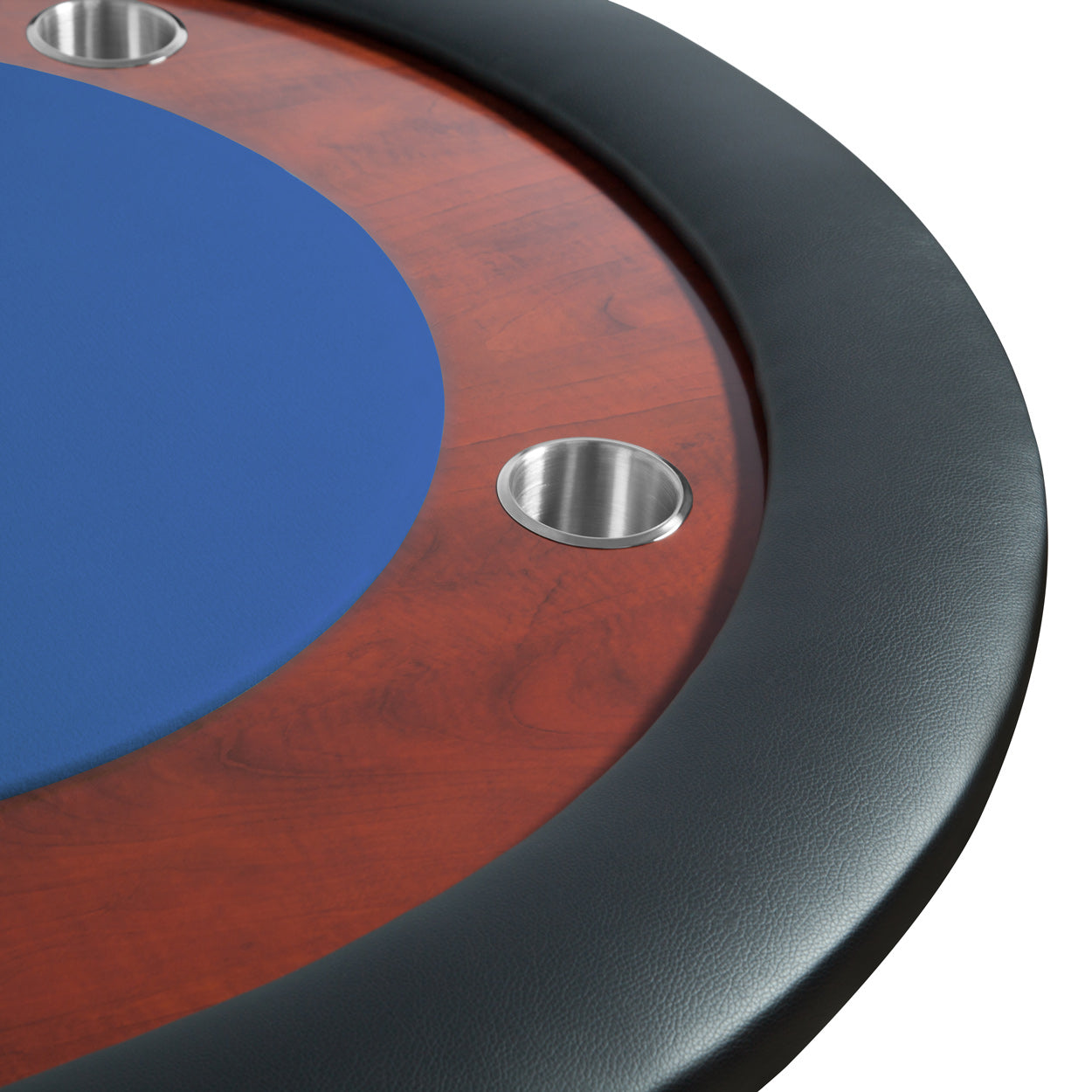 BBO The Ultimate Folding Poker Table blue close up 