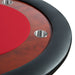 BBO The Ultimate Folding Poker Table red close up 