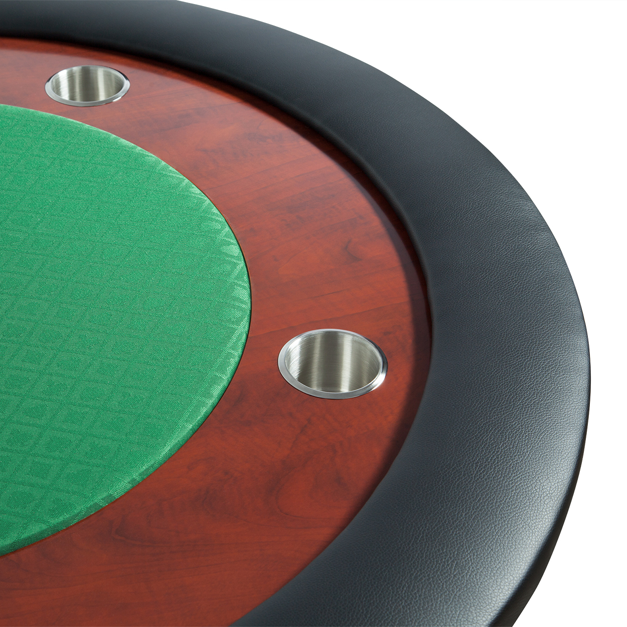 BBO The Ultimate Folding Poker Table green speedcloth close up