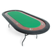 BBO The Ultimate Folding Poker Table green speedcloth angle view 